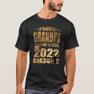Proud Grandpa Class Of2022 Graduate Senior Family T-Shirt