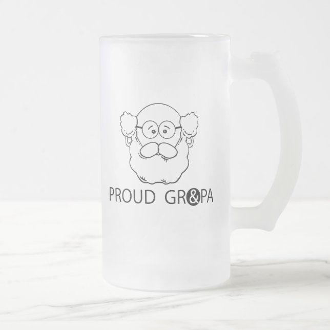Proud Grandpa Frosted Mug (Right)