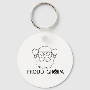 Proud Grandpa Key Ring