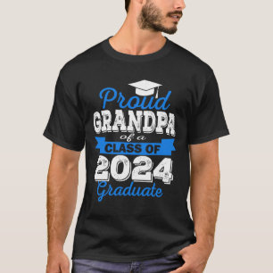 Proud Grandpa Of 2024 Graduate Awesome Family Coll T-Shirt