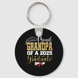 Proud Grandpa Of A 2025 Graduate Senior 2025 Gradu Key Ring