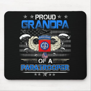 Proud Grandpa Of A Army 82nd Airborne Paratroope V Mouse Mat