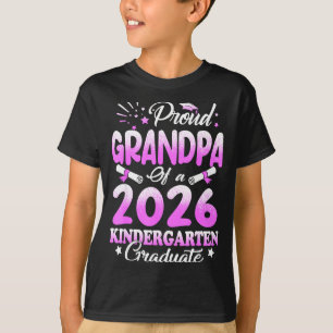Proud grandpa of a class of 2026 graduate floral T-Shirt
