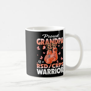 Proud Grandpa Of A Rsd Crps Warrior Awareness Boxi Coffee Mug