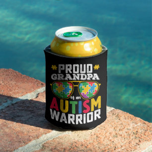 Proud Grandpa Of An Autism Warrior Family Can Cooler