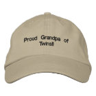 Proud Grandpa of Twins Cap