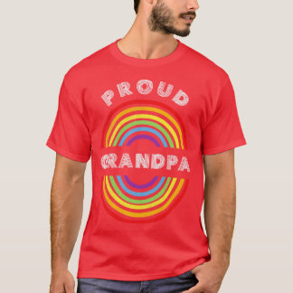 Proud grandpa Pride LGBT  LGBTQ T LGBT Supporter P T-Shirt