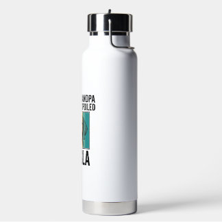 Proud Grandpa Vizsla Vintage Dog Lover Design_1 Water Bottle