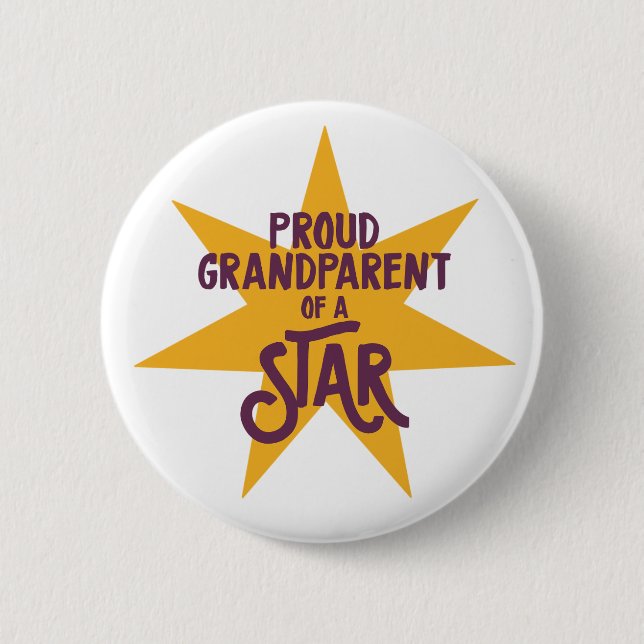 Proud Grandparent 6 Cm Round Badge (Front)