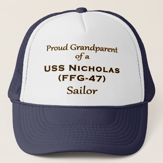 Proud Grandparent Trucker Hat (Front)