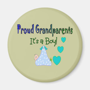 Proud Grandparents "It's a Boy" Magnet
