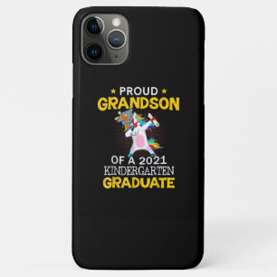 Proud Grandson 2021 Kindergarten Graduate Unicom iPhone 11 Pro Max Case