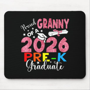 Proud granny of 2026 pre-k graduate mothers day mouse mat