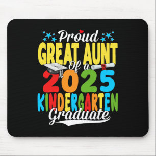 Proud Great Aunt Cl Of 2025 Kindergarten Graduate  Mouse Mat