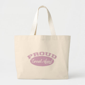 Proud Great Aunt Large Tote Bag
