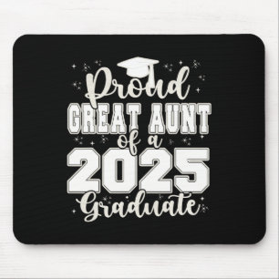 Proud Great Aunt Of A 2025 Graduate Prom Senior Gr Mouse Mat