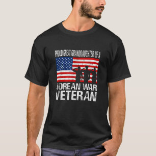 Proud Great Granddaughter of a Korean War Veteran  T-Shirt