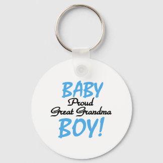 Proud Great Grandma Baby Boy Tshirts and Gifts Key Ring