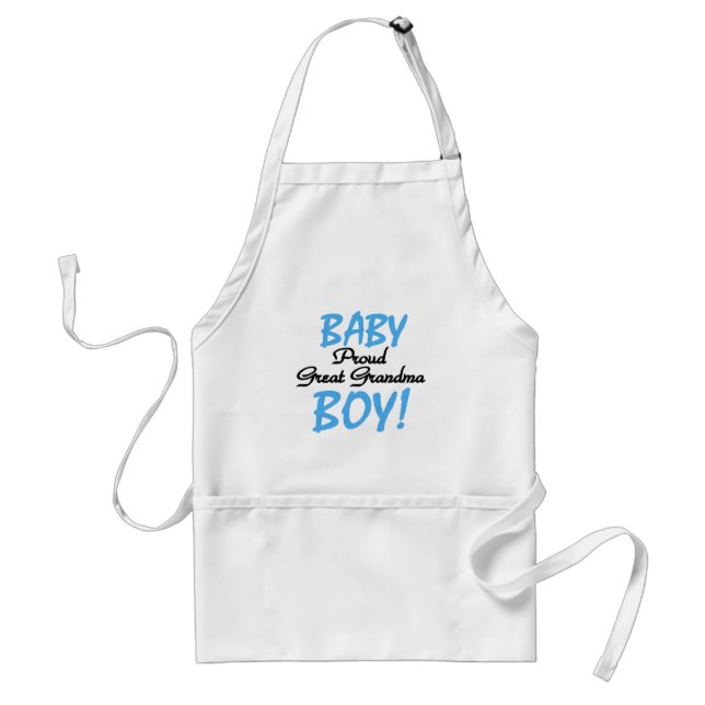 Proud Great Grandma Baby Boy Tshirts and Gifts Standard Apron (Front)