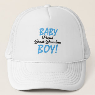 Proud Great Grandma Baby Boy Tshirts and Gifts Trucker Hat