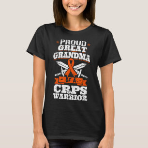 Proud Great Grandma Of A Crps Warrior Rsd Awarenes T-Shirt