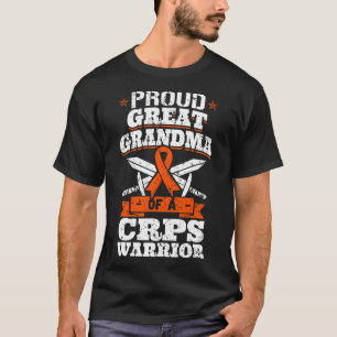 Proud Great Grandma Of A Crps Warrior Rsd Awarenes T-Shirt
