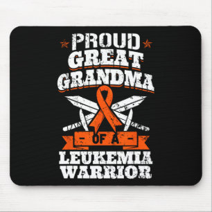 Proud Great Grandma Of A Leukaemia Warrior Awarene Mouse Mat