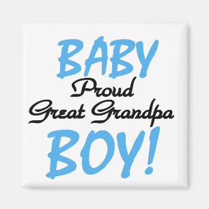 Proud Great Grandpa of Boy Tshirts and Gifts Magnet
