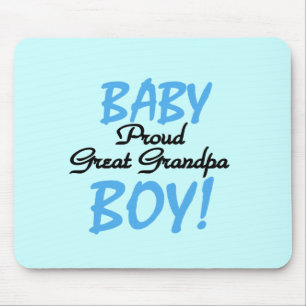 Proud Great Grandpa of Boy Tshirts and Gifts Mouse Mat