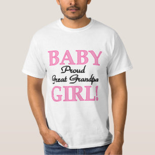 Proud Great Grandpa of Girl T-shirts and Gifts