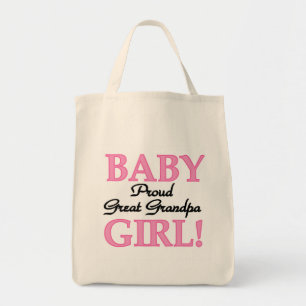 Proud Great Grandpa of Girl T-shirts and Gifts Tote Bag