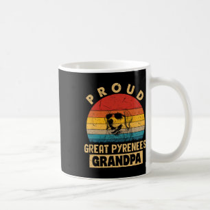 Proud Great Pyrenees Grandpa Dog Gifts Funny Grand Coffee Mug