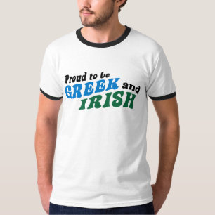 Proud Greek and Irish T-Shirt