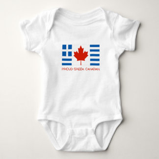 Proud Greek Canadian Baby Bodysuit