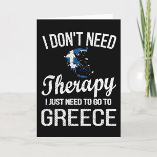 Proud Greek Heritage Greece Roots Greek Flag Card