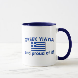 Proud Greek Yia Yia Mug