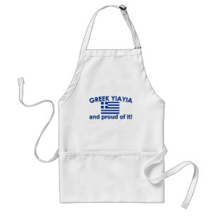 Proud Greek Yia Yia Standard Apron