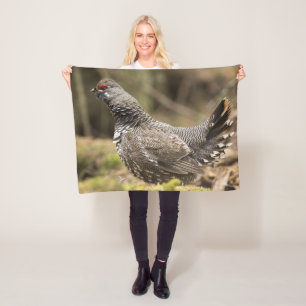 Proud Grouse Fleece Blanket
