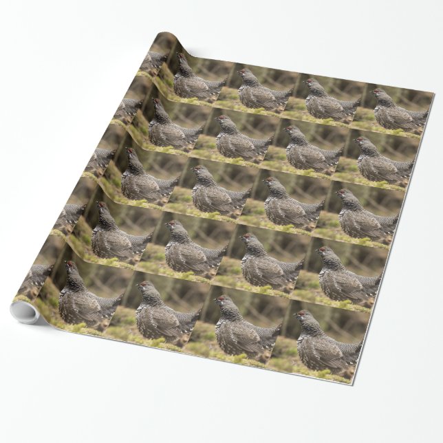 Proud Grouse Wrapping Paper (Unrolled)