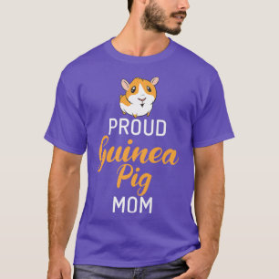 Proud Guinea Pig Mum Cute Guinea Pig Mother Premiu T-Shirt