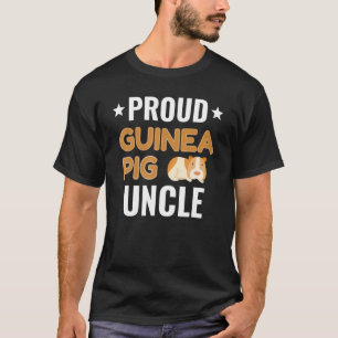 Proud Guinea Pig Uncle Pet Owner Mens Unisex Fathe T-Shirt