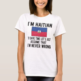 Proud Haitian Heritage Haiti Roots Haitian Flag T-Shirt