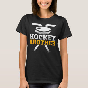 Proud Hockey Brother Of An Ice Hockey Player Goali T-Shirt