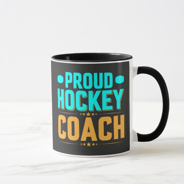Proud  Hockey Coach Mug (Right)