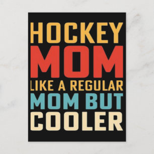 Proud Hockey Mom 2026 Game Day Spirit Holiday Postcard