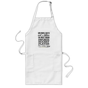 Proud Hockey Mum  Long Apron