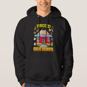 Proud Homeschool Great Grandpa Dad Mum Family Kid Hoodie