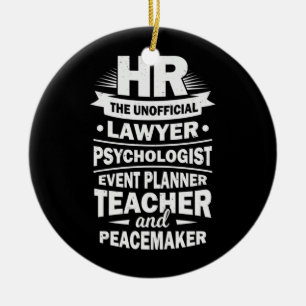 Proud Human Resources Ceramic Tree Decoration