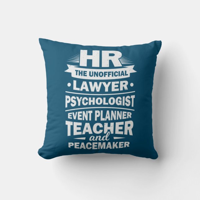 Proud Human Resources Cushion (Front)