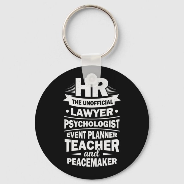Proud Human Resources Key Ring (Front)